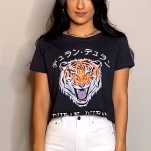 Crop tiger t-shirt
